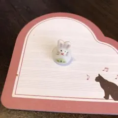 マイクロミニうさぎの陶器置物