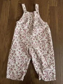 ザラベビー　オーバーオール　コーデュロイ　花柄