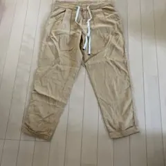 ❷ベージュ パンツ　綿100 オールドネイビー　gap 00 XS
