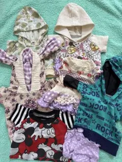 ディズニーダッフィー　シェリーメイ ハンドメイドコスチューム6点セット