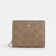 coach/スナップウォレット・シグネチャーキャンバス