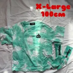 X-LARGE タイダイ柄 Tシャツ 100cm