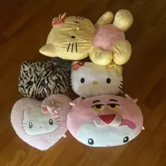 ハローキティ クッション　ぬいぐるみ　５点セット