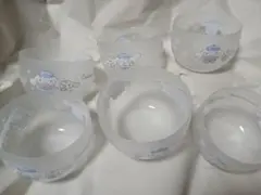 シナモンロール　ガラスボウル　6個　一番くじ