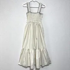 MURUA アイボリー キャミワンピース 体型カバー フリーサイズ