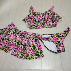 花柄 セパレート水着