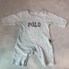 POLO グレーロンパース 50-60cm