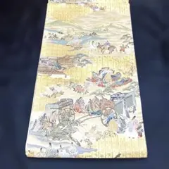 金色の風景刺繍 袋帯