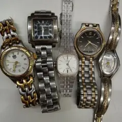 レディース腕時計　いろいろまとめて5個セット　SEIKO　など　まとめ売り