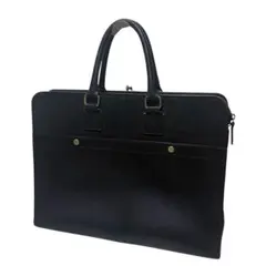 ポールスミス レザー ビジネスバッグ A4収納 PC収納可 スタッズ ブラック