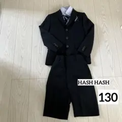 ネイビー フォーマルスーツ 130cm ネクタイ付き5点セット