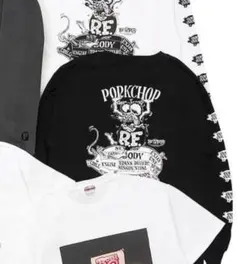 PORKCHOP GARAGE SUPPLY × ratfink Tシャツ
