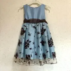 水色 子ども用ドレス 発表会