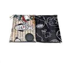 チーコ様専用　大容量　エコバッグ 軽量　　キャラクター　スヌーピー　２点　新品