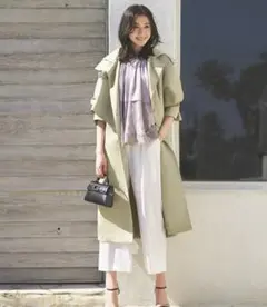 RUIRUE BOUTIQUE■トレンチコート■LL■大きいサイズ■新品未使用