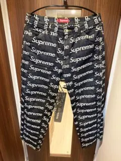 Supreme Jacquard Logos Double Knee Denimのサムネイル