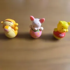 곰돌이 푸 ピグレット ティガー 起き上がりこぼし 3個セット
