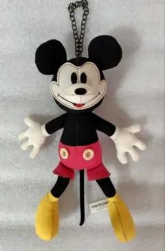 東京ディズニーランド　ホームストア　ミッキー　ぬいぐるみ　キーホルダー　レトロ