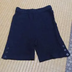 COMME CA ISM ブラック ハーフパンツ 130A
