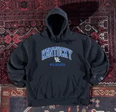 k*9様 champion カレッジロゴ プルオーバー パーカー ブラック 2X