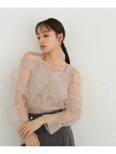 【アウトレット•未使用】JILL by JILLSTUART｜レイヤードトップスのサムネイル