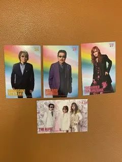 THE ALFEE 2025秋トレカ　17、25、26、27 4.枚セット