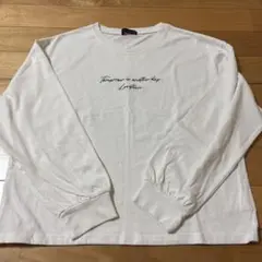 ラブトキシック 長袖Tシャツ ロンT ロゴプリント ホワイト