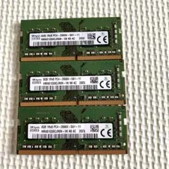 DDR4 ノートPC用メモリ　8GB 3枚(24GB) # 20