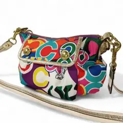 正規品 コーチ COACH ワンショルダーバッグ シグネチャー マルチカラー