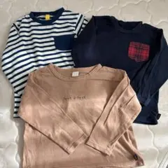 ロンT 100 3枚まとめ売り　長袖