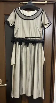 COMME des GARÇONS tricot レース切替チュールワンピース COMME des GARÇONS tricot レース切替チュールワンピース