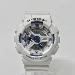 電池交換済 G-SHOCK GMA-S110CW 白 青 200m防水 稼働品 - メルカリ