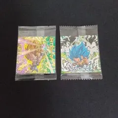 ポ*読様 ドラゴンボール超戦士シールウエハース 超14-28　UR極　ゴジータ