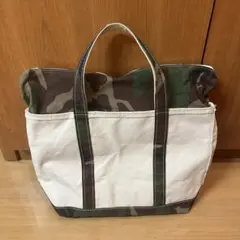 m*様 状態⭕️L.L.Bean トートバッグ 迷彩 ジップ付 archive