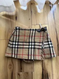 BURBERRY チェック柄ショートスカート　キュロット120A