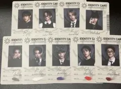 &TEAM 月狼 トレカ identity card コンプ 9枚セット