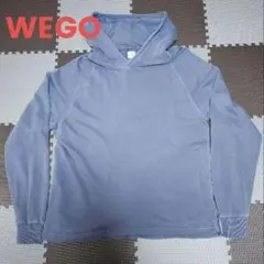 【WEGO】 サイズスリットピグメントパーカー Mサイズ