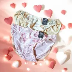 SANEI 花柄下着 LLサイズ 2枚セット