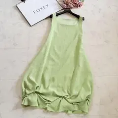極美品★フォクシー DAISY LIN ウォッシャブルトラベルパフワンピース