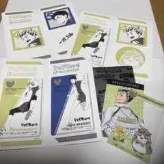 ハイキュー　梟谷学園　木兎光太郎　赤葦京治　カード　ステッカー　シール