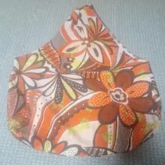 手作り花柄エコバッグ