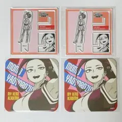 ヒロアカ原画展 アクリル“X”フィギュアコレクション アートコースター 八百万百