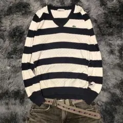 archive y2k ラコステ ニット セーター　ボーダー l/s teeのサムネイル