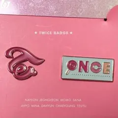 TWICE ONCE JAPAN FC ファンクラブ 新規会員特典 ピンバッジ