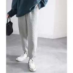 新品Classical Elf キルティングジョガーパンツ S グレースウェット