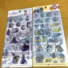 新品！ディズニー　アナと雪の女王　スティッチ　立体シール　PLAZA プラザ