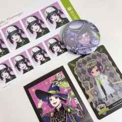 ツイステ リリア・ヴァンルージュ グッズ 缶バッジ カード ステッカー