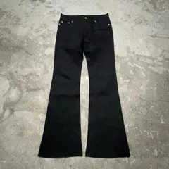 00s unknown black flare pants opium v系のサムネイル