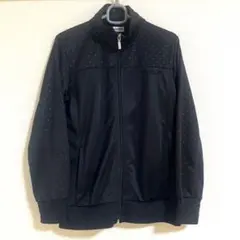 VANSPORTS レディース ジャージジャケット ブラック