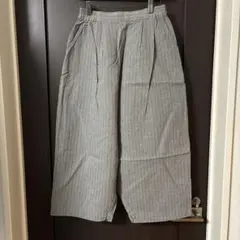 美品＊SUN VALLEYサンバレー＊綿麻コクーンイージーパンツ